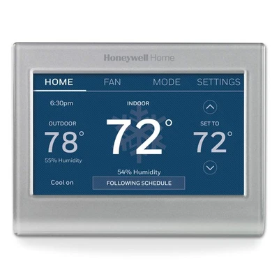 RTH9585WF1004 Wi-Fi Smart Color Thermostat, 7 Day Programmable, Touch Screen,... - Image 1 of 4