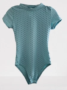 Lite Blue Honey Comb Bodysuit - Picture 1 of 3
