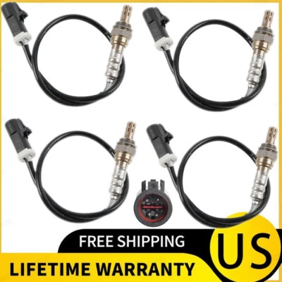 Set of 4 Oxygen Sensor For Ford 2002-2010 Mustang 2005-07 Freestyle Five Hundred - Image 1 of 4