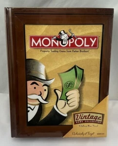 Juego de estantería Monopoly Wood 2005 de Hasbro nuevo sellado envío gratuito - Imagen 1 de 2