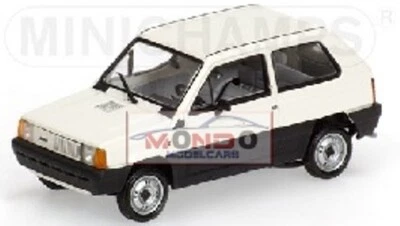 1:43 Minichamps Fiat Panda 34 1980 White 400121400 Diecast Model - Image 1 of 2