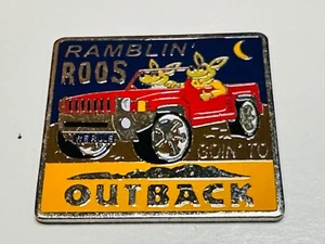 Outback Steakhouse Anstecknadel Pinback Badge Ramblin' Rods Hot Mini-Truck Jeep Auto - Bild 1 von 2