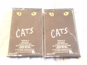 CATS COMPLETE ORIGINAL BROADWAY CAST RECORDING CASSETTE ANDREW LLOYD WEBBER - Foto 1 di 9