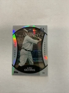 #PC20 Lou Gehrig HOF 2010 Topps Legends Chrome Refractor NY Yankees⚾️♨️A - Bild 1 von 4