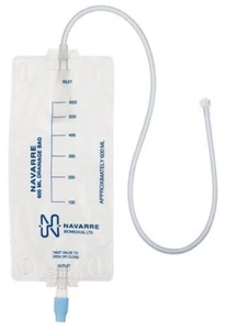 600mL Universal Gravity Urinary Drainage Bag 30 Inch Tubing Sterile - Picture 1 of 1