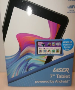 Laser 7" Android 10 Tablet - Quad-Core, IPS Display, Bluetooth, Expandable Stora - Picture 1 of 10