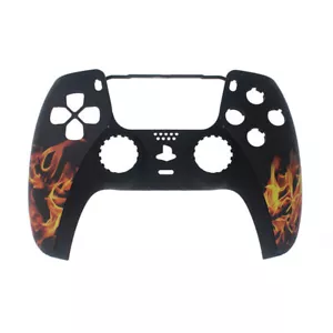 Protective Housing Shell Case Cover Custom Replacement for PS5 Controller Flame - Picture 1 of 10