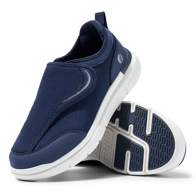 Zapatos para diabéticos FitVille para hombre ancho para pies hinchados comodidad ajustable Foto 1 de 4