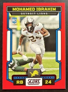 2023 Score - Rookies Red #328 Mohamed Ibrahim (RC) - Picture 1 of 2