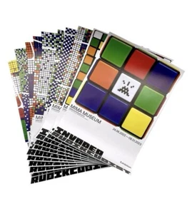 Complete Set of 10 Space Invader Rubikcubist MIMA Exhibition Posters - Picture 1 of 11
