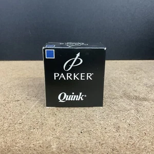 Parker Quink inchiostro in bottiglia per penne stilografiche inchiostro blu-nero 30071-00 nuovo - Foto 1 di 3