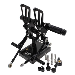 FXCNC Front Rearsets Footpegs Footrest Pegs For 848/848 EV0 2008 2009 2010 2013 - Foto 1 di 14