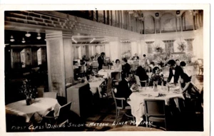 B14-80721 Circa 1935 RPPC Photo Postcard Ocean Liner Mariposa Samoa FREE SHIP US - Picture 1 of 2