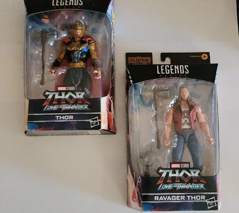 Marvel Studios Thor Love & Thunder Thor & Ravager Thor Action Figure Lot Of 2 Cover