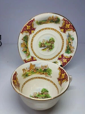 Sampson Bridgwood Old British Castles Richmond Castle etc - Image 1 of 4