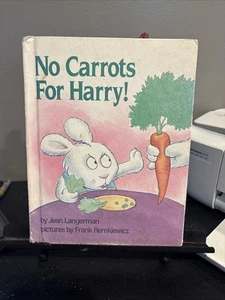 No Carrots for Harry! Hardcover Jean Langerman. 1989 HC Edition - Foto 1 di 12