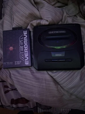 Sega Genesis 2 MEGA EVERDRIVE X7 No controllers or hook-ups Untested - Image 1 of 3