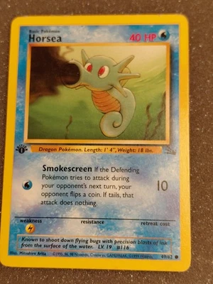 Pokémon 1999 Horses Fossil 1st Edition  - Image 1 of 2