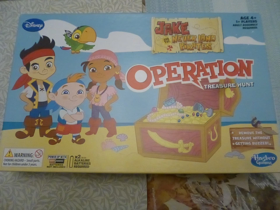 Operation - JAKE AND THE NEVER LAND PIRATES  - Edition Board Game - Image 1 of 4