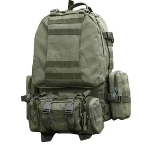 Molle Assault 55L Militär Taktischer Rucksack + 3 Organizer Oliv - Bild 1 von 4