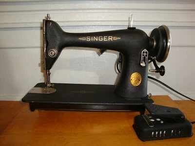 1938  SINGER SEWING MACHINE MODEL 66-8 "GODZILLA", COLLECTOR ,Rare - Image 1 of 4
