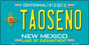 Etiqueta de coche de novedad personalizada con Taoseno Nuevo México - Imagen 1 de 1