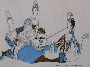 Maurice Van Moppès  PETITS POÈMES TABAC  Feuillet Pochoir édition Originale 1924 - Picture 1 of 9