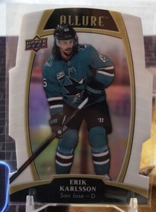 Erik Karlsson White Rainbow 19-20 Upper Deck Allure San Jose Sharks