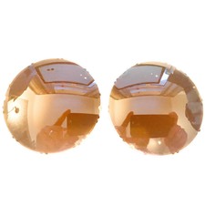 2 Kunststoff Brillengläser Sonnenbrille Farbe Braun 85% polarisierend 1 Paar Neu