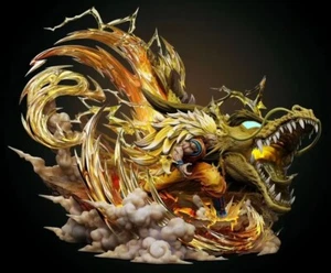 Dragon Ball LS Dragon Fist Goku Burst Scene Model Ornament Figure - Picture 1 of 8