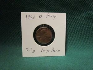 1982 D Lincoln Penny 3.1 Grams - Large Date - Good - Picture 1 of 3