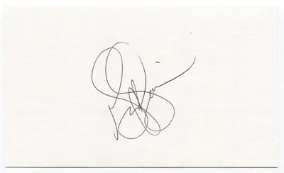Gary DiSarcina Signed 3x5 Index Card Autographed Baseball Angels - Image 1 of 2