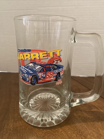 Vintage Dale Jarrett #88 Beer Mug- 6 1/4” Tall Cover