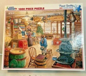 White Mountain Puzzles 1000 Pieces 24" x 30" - The Olde General Store - Picture 1 of 12