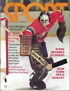 1973 Sport hockey magazine Ken Dryden Montreal Canadiens Dr J VGNL NEWSTAND - Afbeelding 1 van 2