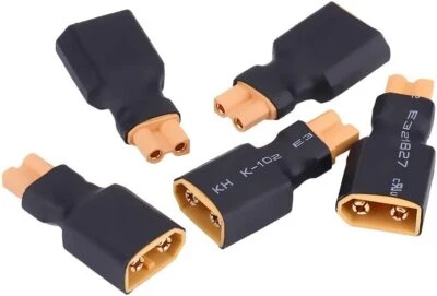 5er Set XT30 zu XT60 Adapter für RC Drohnen & Modelle - Gelb, 5 Stück - Bild 1 von 4