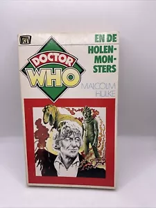 Dutch Doctor Who Book - The Cave Monsters 1970s - Malcolm Hulke John Pertwee B - Foto 1 di 18