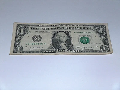 2009 Bill US Note Even Numbers Pairs Set 4 6 8 64884446 Fancy Money Serial # - Image 1 of 2