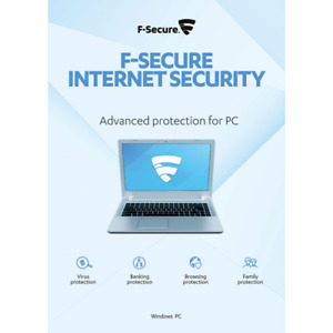 F-Secure 2023 Internet Security 1 Year 3 PCS Windows Activation Code via Email