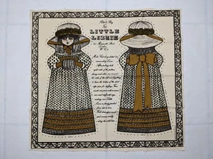 Rare Vtg Pollock's Rag Toys "Little Lizzie" Uncut Ragdoll Pattern British Made - Picture 1 of 10