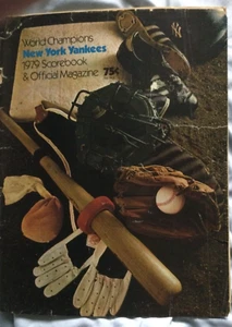 New York Yankees 1979 Scorebook & Official Magazine-cover worn/tear, inside good - Picture 1 of 4