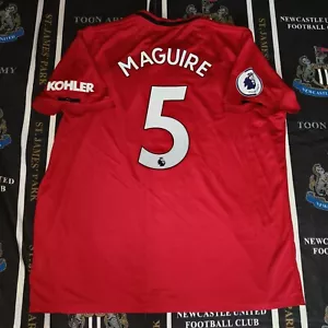 Manchester United Home Football Shirt Jersey Adidas 2019 2020 Harry Maguire 2XL - Picture 1 of 13