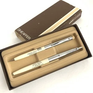 Vintage Sheaffer Fountain Pen Set Insurance advertising - Picture 1 of 5