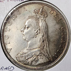 GREAT BRITAIN VICTORIA DOUBLE FLORIN 1887 - EF