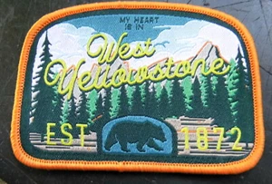 Aufnäher Patch Yellowstone National Park Wyoming USA - Bild 1 von 1