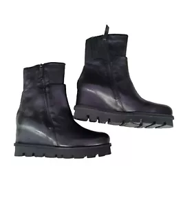 Botas PATRIZIA BONFANTI Freya Zanzi 100 % cuero genuino negras UK8/EU41 PRECIO DE VENTA SUGERIDO POR EL FABRICANTE £279 - Imagen 1 de 24