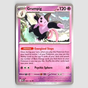 Grumpig - MEG 063/132 - U NM / Mint ME01: Mega Evolution Single - Picture 1 of 2