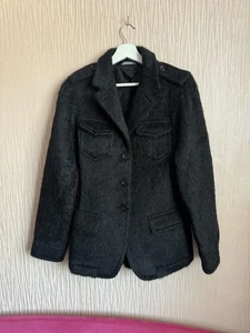 Max Mara Damen Wolle Alpaka Mischung Kurzmantel Gr. 10 sehr schmale Passform siehe Maß - Bild 1 von 6