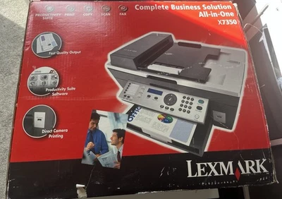 Lexmark X7350 All In One Printer Opened To Photograph Never Used - Image 1 of 4