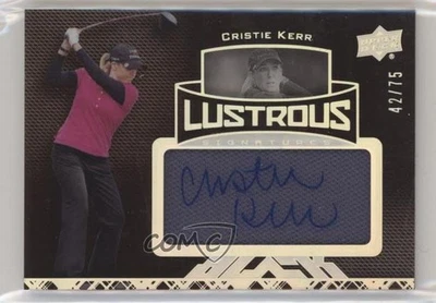 2014 Upper Deck Exquisite Collection UD Black /75 Cristie Kerr #36 Auto - Image 1 of 2
